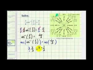 Ex: Solve a Trig Equation with an Inverse Trig Function