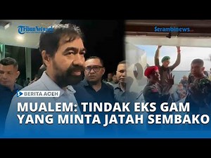 Mualem akan Tindak Eks GAM yang Minta Jatah Sembako Korban Banjir