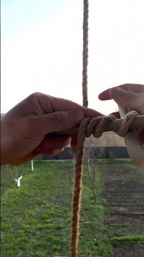 No Knots, No Cuts – Smart Way to Shorten Any Rope #lifehacks #creativesurvival #homemade