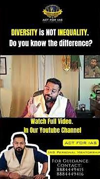 WHAT IS DIVERSITY? NCERT Class 6 Polity Chapter 1 | UPSC Foundation & Social Issues Explained
