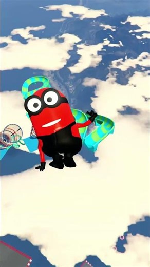 Rainbow Minions Slide Fails in GTA 5! 😂