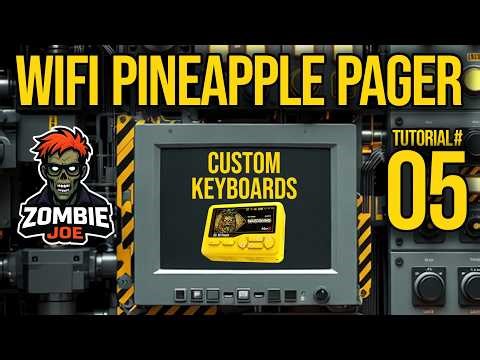 Hak5 Wifi Pineapple Pager Custom Keyboards - Theme Tutorial