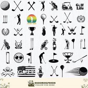 Golf SVG Bundle, Golf PNG, Golf Clip Art, Golfing Svg, Golf Svg, Golf Ball Svg, Golf Cricut, Golf Cart Svg, Golfer SVG - Etsy
