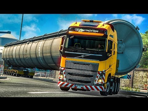 ETS 2: XXL-Schwertransport - das 83-Tonnen-Silo! | EURO TRUCK SIMULATOR 2