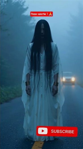 सड़क के किनारे एक सफेद साड़ी में औरत 😱 #trending #youtube #shortsfeed #viral #explore #shorts #reels