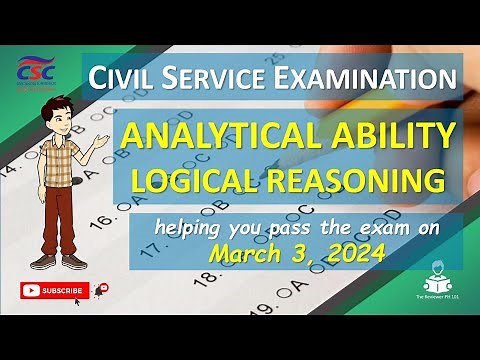 Civil Service Exam | Analytical Ability | Logical Reasoning V1 | with explanation