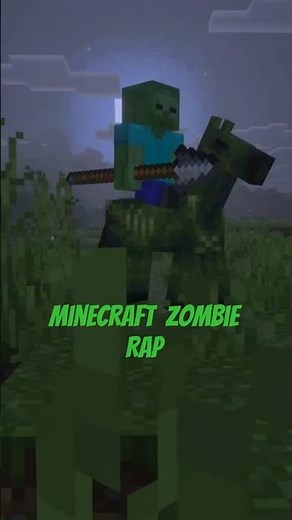 Minecraft Zombie RAP SONG PART - 3🎧🔥#minecraft #rap#song
