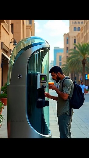 Dubai’s Newest AI JUICE Pod Will Shock You 😲AI Juice Machine 3.0 Dubai’s Future Is Here! | Mohammad Apu
