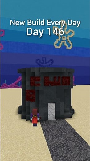 Minecraft Chum Bucket Build #146 #minecraft #spongebob #shorts