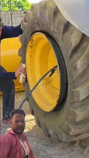 Tractor Tire Explosion Trick! 😲 Watch This!
