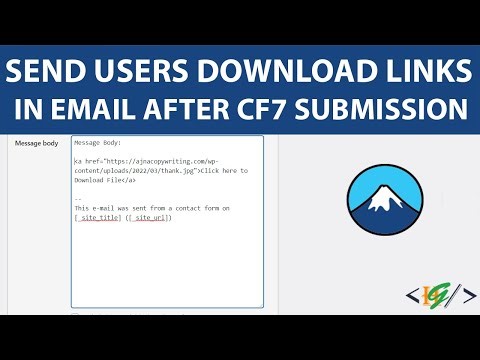 How to Automatically Send Users Download Links in Email after Contact Form 7 Submission in WordPress