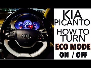 KIA PICANTO II 2011 To 2017 - ECO Driving Mode On/Off