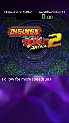 Speedrunning the Gamecube (31/653) Digimon Rumble Arena 2 / music: Check Mii Out - Submission Plaza / #speedrun #nintendo #gamecube #fypシ