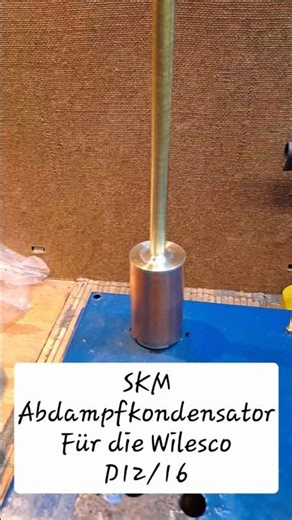 SKM Abdampfkondensator für Wilesco D12/D16