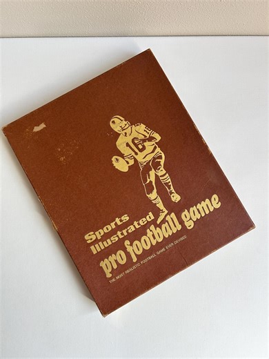 1971 Sports Illustrated Pro Football Game With 1970 NFL Team Charts, COMPLETE - Etsy