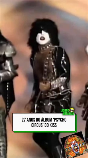 471 reactions · 77 shares | Há 27 anos, o KISS lançava o álbum “Psycho Circus”, trabalho que marcou o retorno de sua formação original. Entre os destaques, estão “We Are One” e a faixa-título. #kiss #kissband #kissarmy #ligadoamusica | Ligado à Música | Facebook
