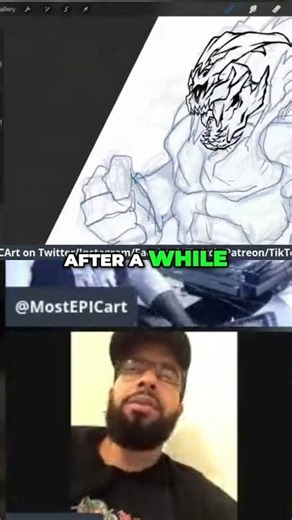 Digital Inking: My Journey From Penciler to Artist #shorts