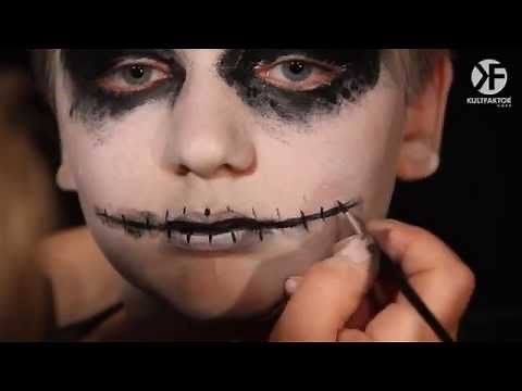 Super einfaches Gespenst schminken [Halloween-Schminkanleitung]