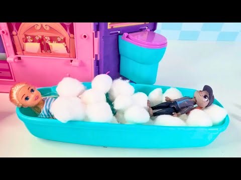 ASMR Builds & Organize a Barbie Kitchen | Satisfying No Talking