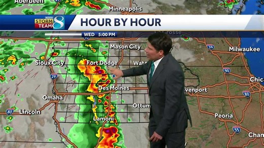 Iowa weather: Temps begin to cool down after Wednesday, storm chances through Saturday