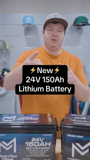 NEWEST BATTERY OF 2026! Say hello to the Iron Claw! This group 31 battery changes the game from your typical 2 12v set up to ONE Monster battery! Saving space, weight, and time for your boat set up! | Monster Marine Lithium Batteries
