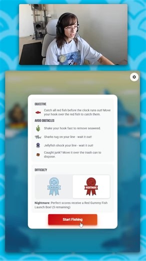 Gorilla Mind on Instagram: "Red Gummy Fish game unlocked 🐟🎮 Beat Nightmare Mode for a shot at an instant prize. Play on gorillamind.com"