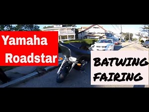 Roadstar Stealth Batwing fairing, and 6x9 speakers installation!