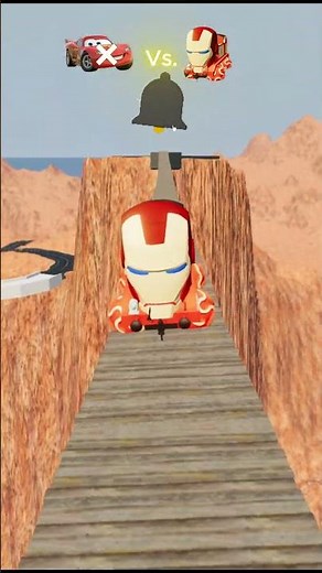 spider man vs lightning mcqueen #13 #carvs #automobile #beamngrao #lightningmcquee