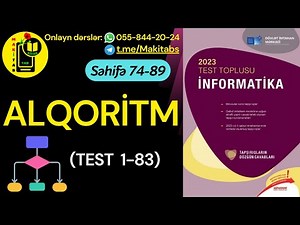 DİM TEST TOPLUSU 2023 İNFORMATİKA | ALQORİTM | Test 1-83