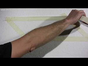 Abkleben und ausmalen