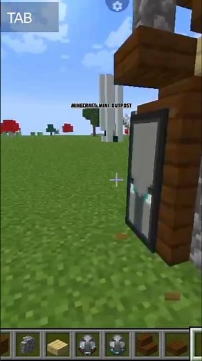 Building the Ultimate MINECRAFT MINI OUTPOST#minecraft #shortsfeed #subscribe #shorts