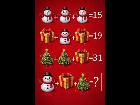 99% FAIL This Christmas Math Puzzle 😱🎄 | LIVE Brain Test