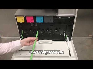 How To Use Cleaning Rods-- Sharp MFP - 30/50/60/70