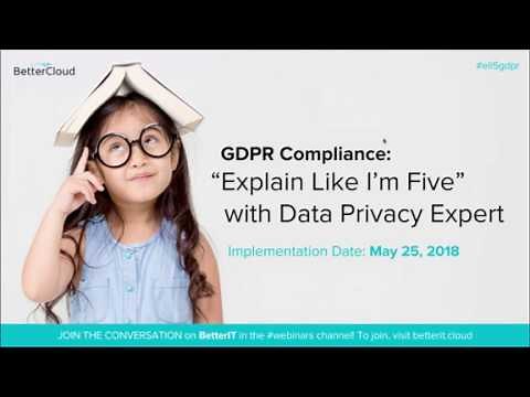 GDPR Compliance: “Explain Like I’m Five” with Data Privacy Expert