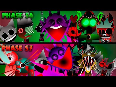 Phase 56 VS Phase 57 in Incredibox Sprunki Full Mix!