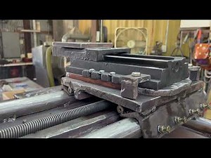 Building a home made DIY lathe for metal work using mostly on hand materials.