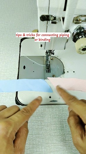 tips & tricks for connecting piping or binding #sewing #fblifestyle #trendingreels | Global Sewing Tips