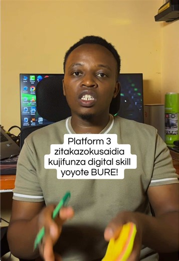 Hizi platform 3 zitakusaidia kujifunza ujuzi wowote online BURE n an ukapata na cheti. 📌 Usisahau ku-save na kushee video hii tujifunze kwa pamoja. 1. Google Digital Garage: https://learndigital.withgoogle.com/digitalgarage 2. Hubspot Academy: https://academy.hubspot.com/ 3. Alison: https://alison.com/ Let’s Grow Together! #digitalskills #personalgrowth #fyp #creatorsearchinsights #personalbranding