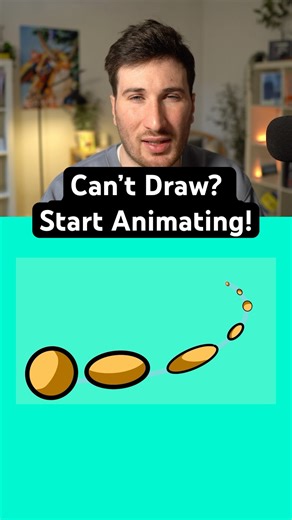 Not learning animation because you can't draw?