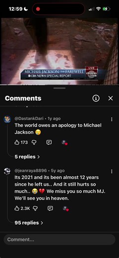 Sometimes I go back and watch his funeral n I must say it was sad but this was my favorite part of the whole funeral it captured his life and dedication from a kid till adulthood. And even in death he still da biggest 💪🏾💪🏾😩🥰 RIP MICHAEL JACKSON 🥹 #michaeljackson #rip #fyp #foryoupage #viralvideo