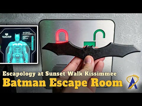First Look at Batman "The Dark Knight Challenge" Escape Room at Escapology in Kissimmee Florida