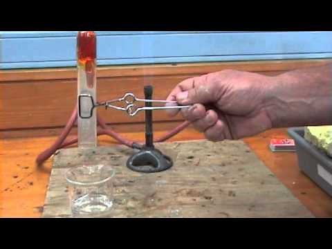 sulfur melting and burning