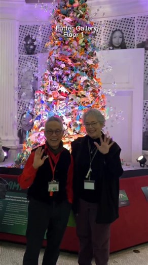 American Museum of Natural History on Instagram: "🎄Did you know? The Museum’s Origami Tree, produced in partnership with @origamiusa, is a holiday tradition that dates back to the 1970s. This year’s tree was crafted by a team of 25 volunteers and includes models created by Origami artists from around the world. Join Ros Joyce and Talo Kawasaki for a short tour! 🎁The Museum is closed on Christmas Day. But we’ll be open an hour early, at 9 am, on Saturday, December 27, through Monday, December 2