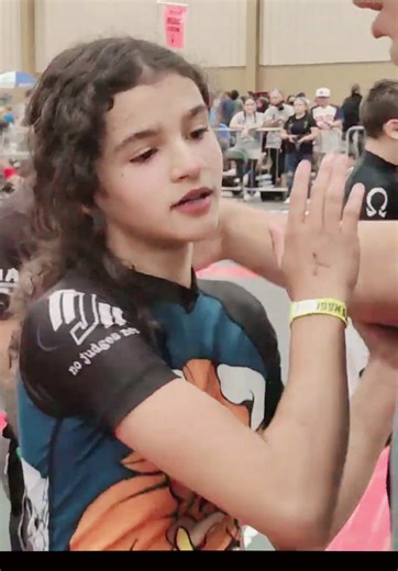 Wrestling Match: Beautiful Teen Girl vs Boy