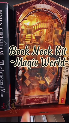 Fantasy lovers, this one’s for you. 🪄✨ The Magic Book Nook Kit turns any shelf into a glowing wizard’s alley — pre-cut pieces, detailed instructions, and lights that bring the magic to life. 📚 It’s the perfect holiday gift for book lovers, fantasy fans, and anyone who secretly still hopes for a Hogwarts letter. 🎁 A cozy TikTok Shop find you’ll actually want to keep for yourself. 💫 #BookTok #FantasyTok #cozyfantasy #magicpuzzle #holidaygiftidea
