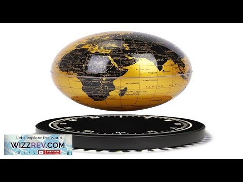 Magnetic Levitation Globe 3D Luminous Self Rotating Night LED Light Office Desktop