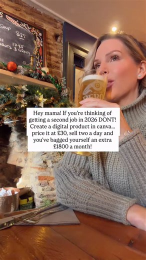 Natasha Murphy | Digital Marketing Mentor on Instagram: "❌ Mama, do NOT get a second j.ob in 2026. That’s outdated and is only going stop you from actually living the life you deserve! Instead, learn how to make passive 💰 in your sleep-with the option of not having showing your face 🫣 Create these digital products in Canva for F.R.E.E, and make passive lncome while sleeping, travelling, and spending your days however you’d like! Here are some ideas for digital products you can create: ✅Website