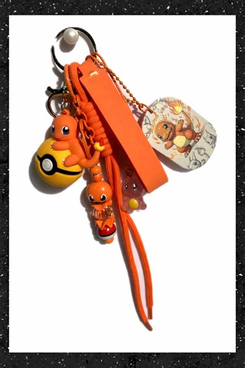 Anime-style Creature Charm Keychains | Colorful Kawaii Bag Charms | Cute Fantasy Character Keychains | Handmade Accessories - Etsy