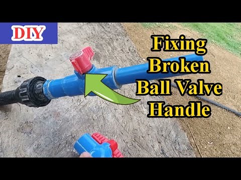 #plumbing tips broken ball valve handle pano i fix || Ball valve handle replacement || RAFFYBOY