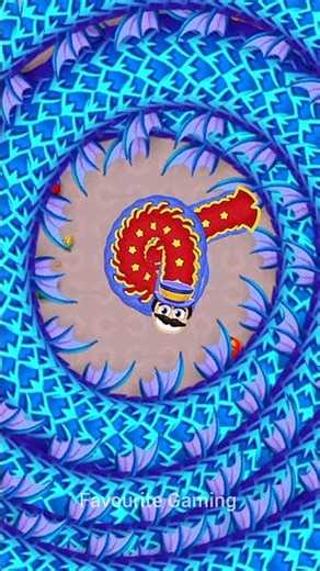 Blue colour snake | | Warm Zone game play | | #wormszone#gaming #gameplay ‪@FavouriteGaming_8050‬